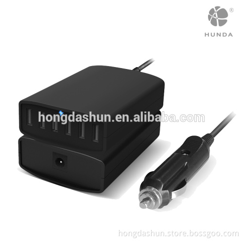 Good high quality 6 port USB car Charger wireless mobile DC power 50W